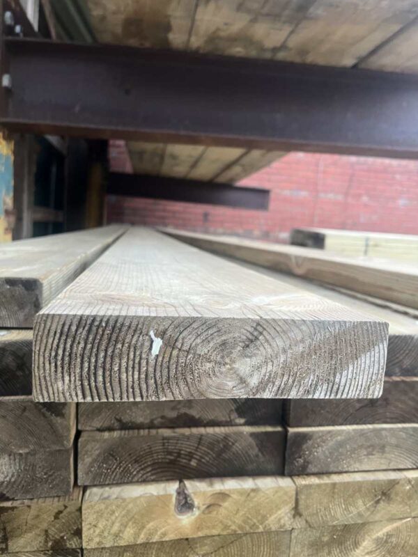 47 x 195mm (8x2”) approx. C24 Treated Carcassing Timber from £5.10 a m (inc vat)