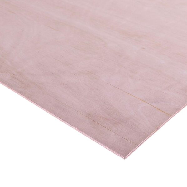 3.6mm Hardwood Plywood B/BB 2.44mx1.22m (8ftx4ft)