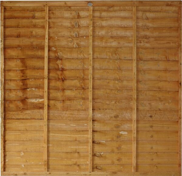 Waney Edge Overlap Fence Panel